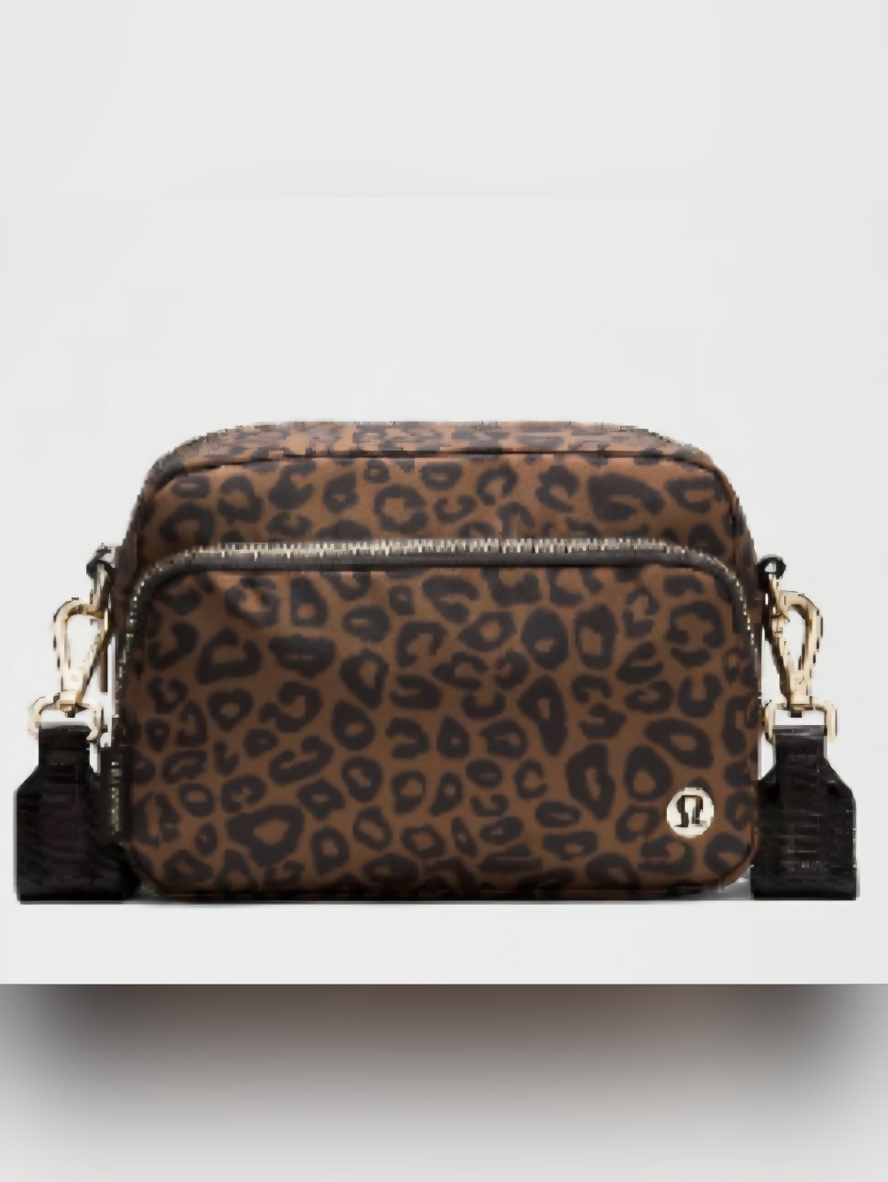 Lululemon Leapord Crossbody Everywhere 2l Bag With GOLD Metal Hardware Rare Nwt